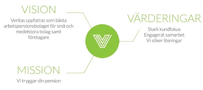 Visio, missio, arvot