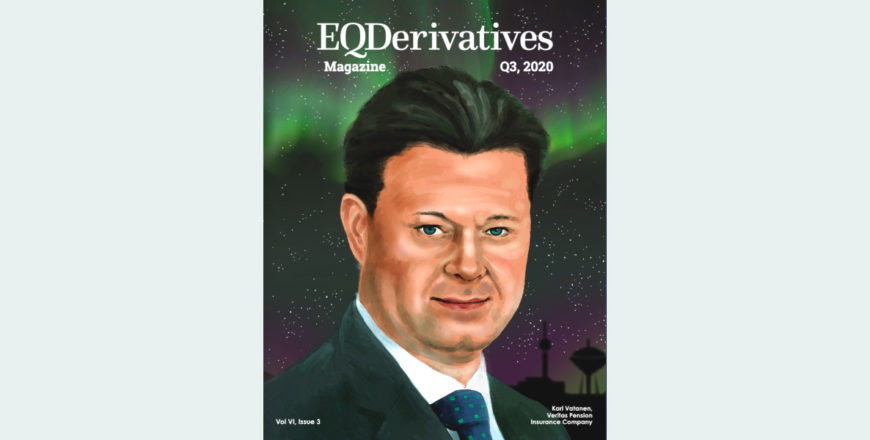 Kari Vatanen EQDerivatives-lehden kannessa.