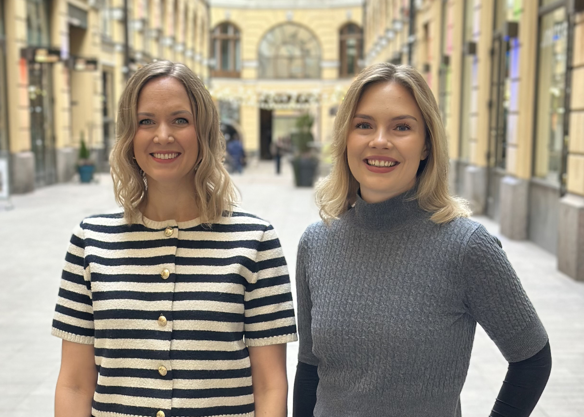 Johanna Heikurainen ja Paula Marjamaa