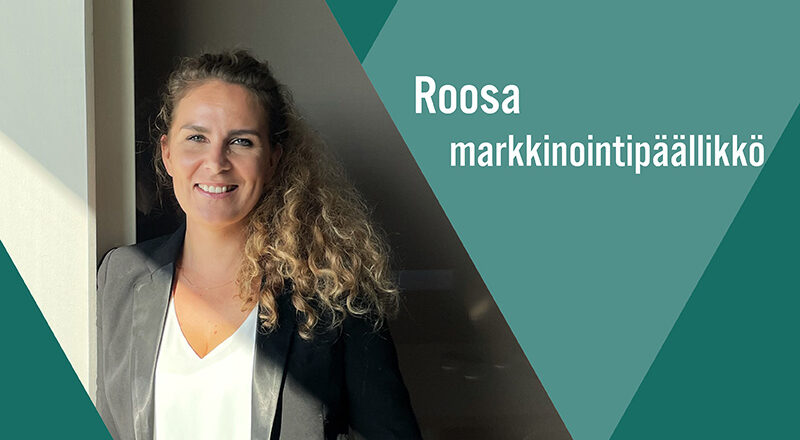 Henkilökuva Veritaksen markkinointipäällikkö Roosa Simolasta,