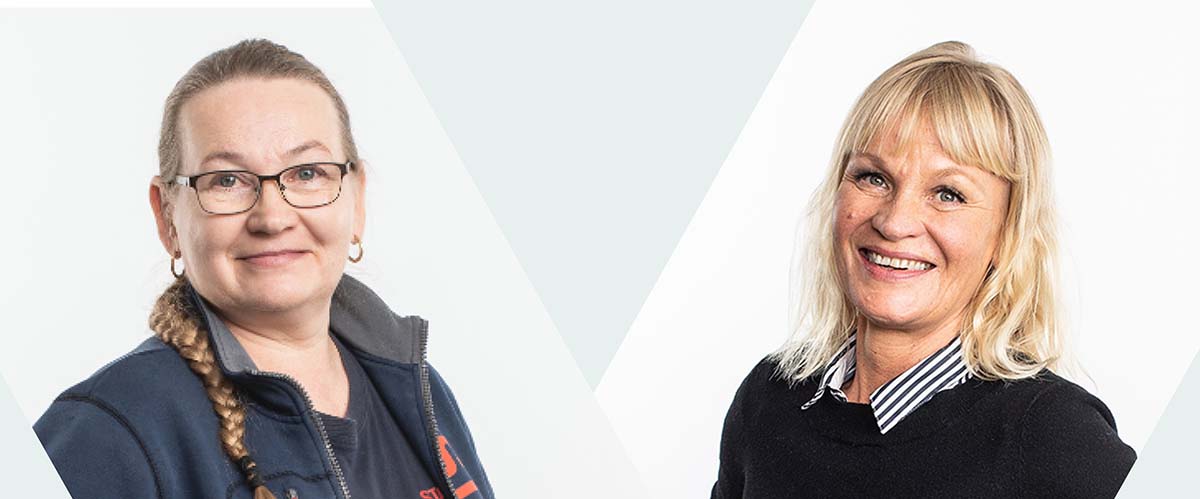 Päivi Virtanen-Gill ja Marjo Kiiskinen