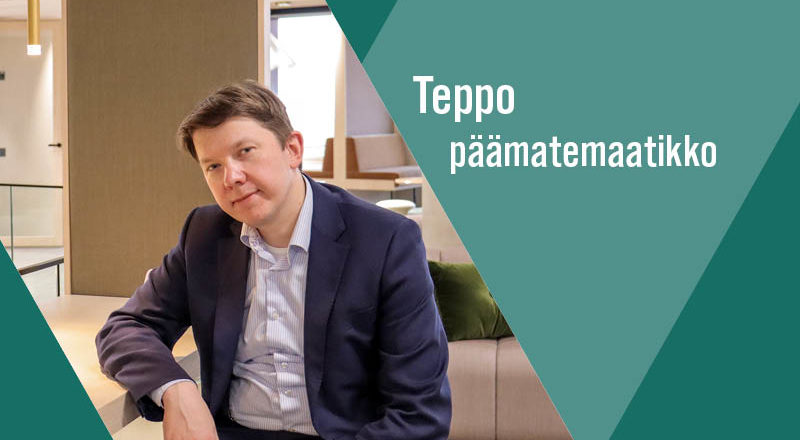 Uratarina Veritaksen päämatemaatikko Teppo Rakkolaisesta.