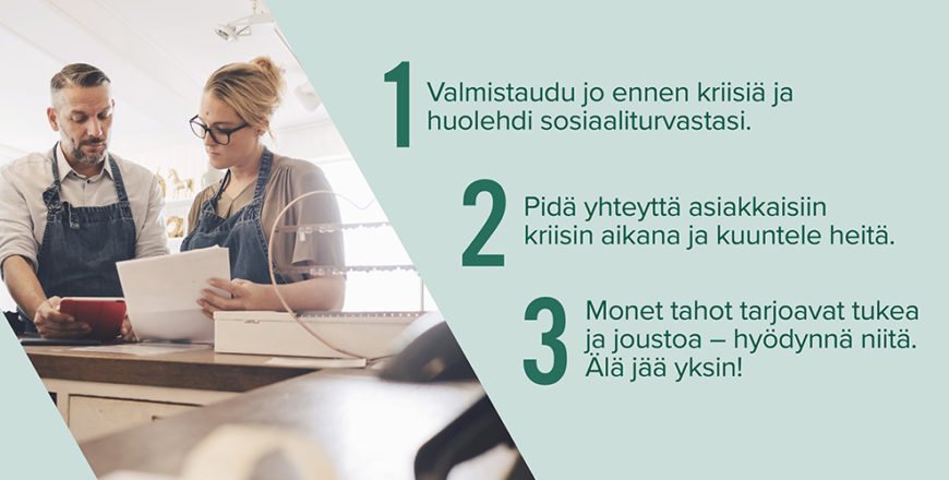 Vinkit yrittäjälle.