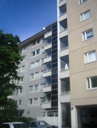 "As Oy Linnankatu julkisivu."
